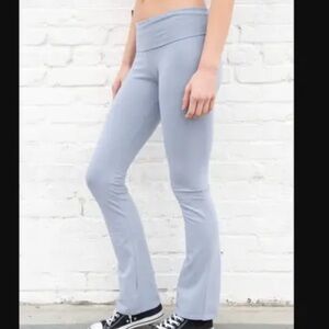 Brandy Melville Soft Gray Flare Pants